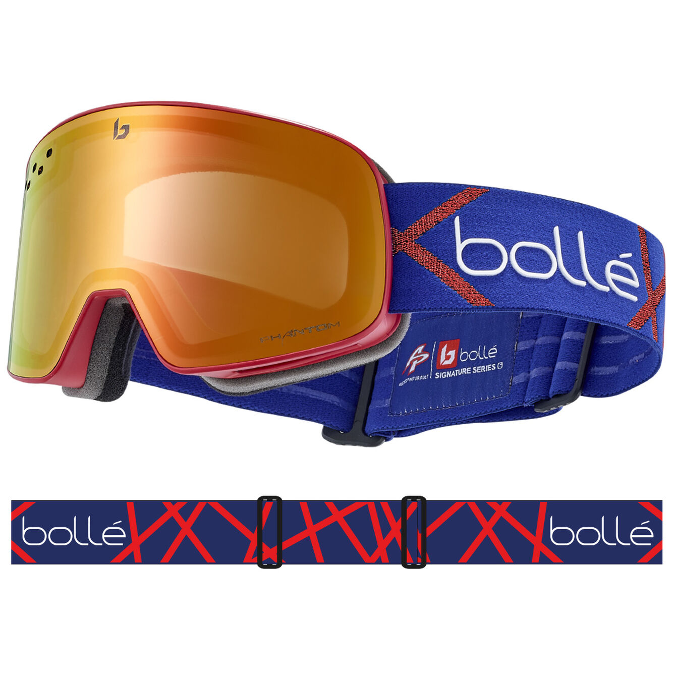 fotochromatické Phantom okuliare Bollé NEVADA Alexis Pinturault Signature Cat 1-3